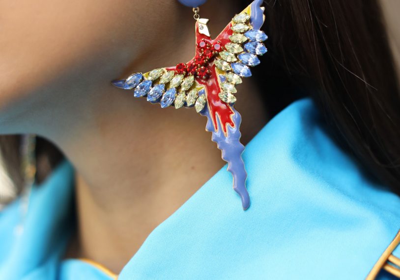 bold earrings